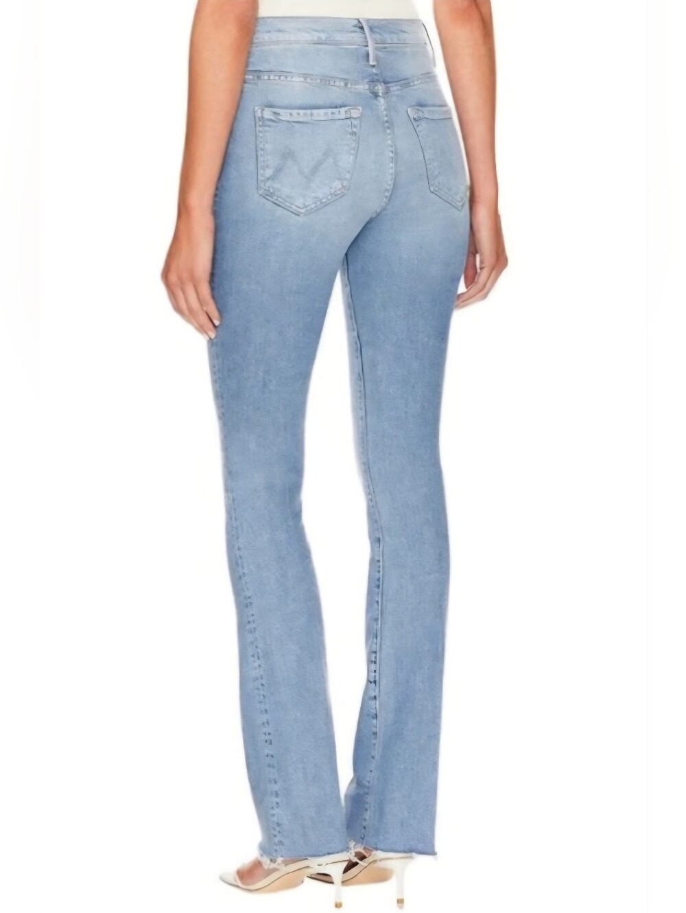 MOTHER The Insider Sneak Fray Jeans In Love On The Boat Size 24! - Picture 3 of 16